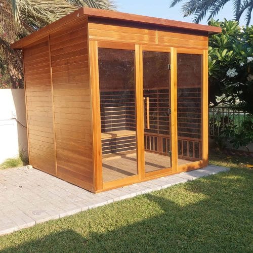 Luxury villa sauna installation project in Dubai