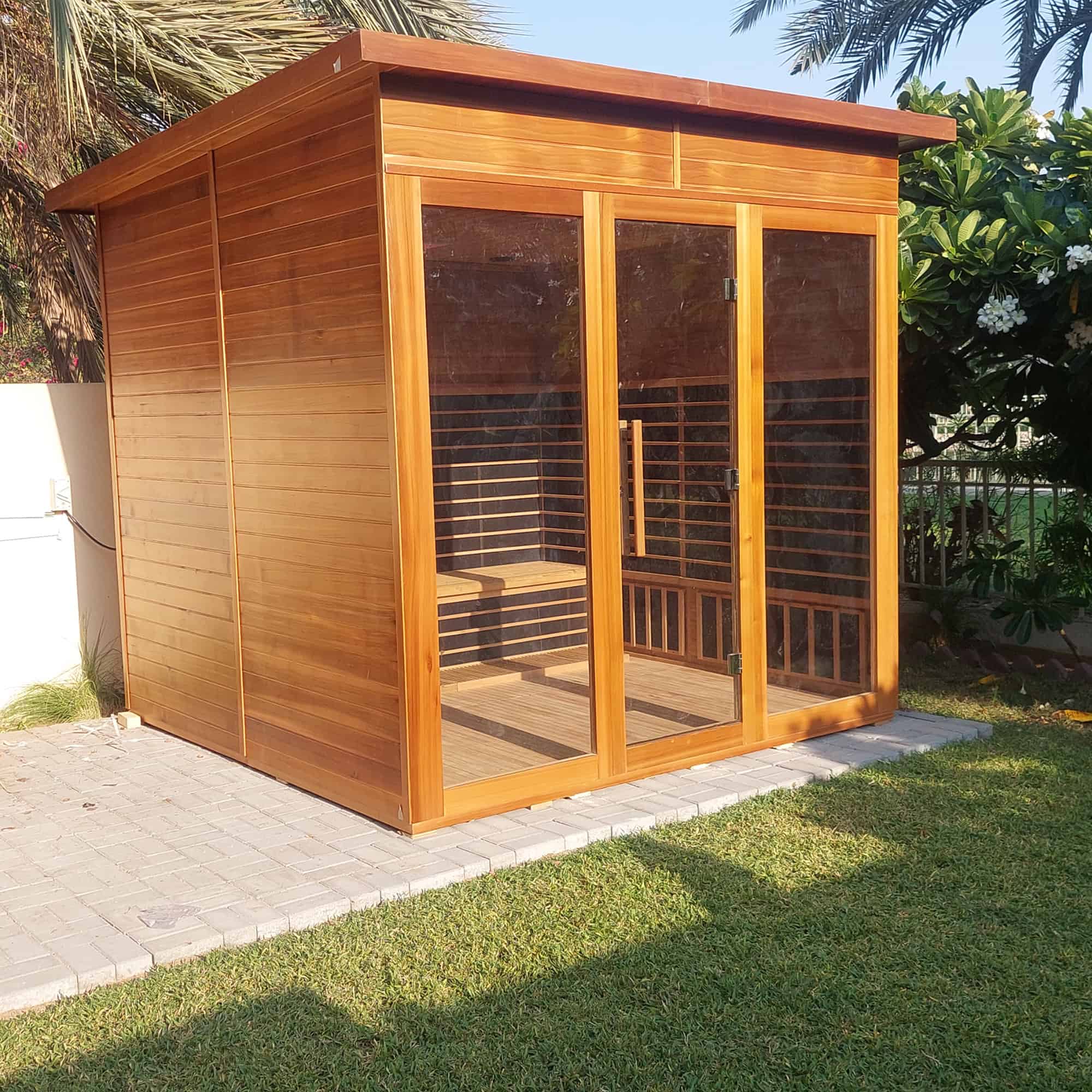 Luxury villa sauna installation project in Dubai