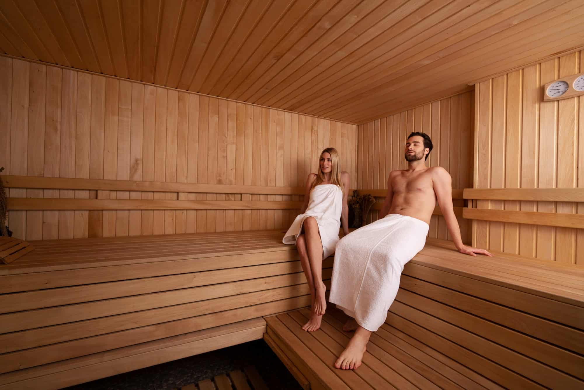Luxury sauna room installation in Dubai